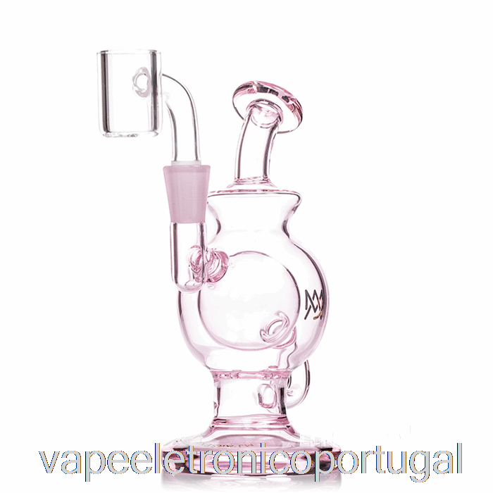Vape Eletrônico Mj Arsenal Atlas Mini Dab Rig Rosa Jacarandá